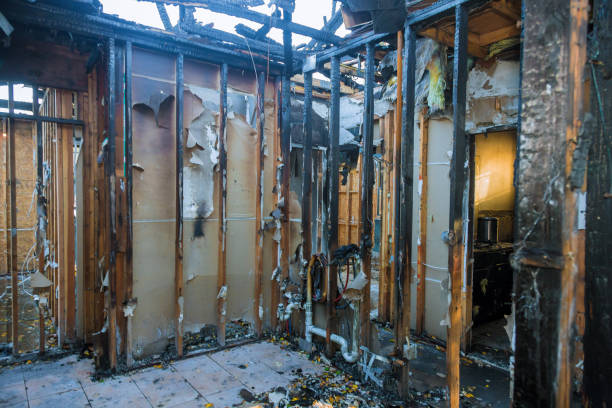 Professional Emergency Fire Cleanup technician working in Big Lake, TX